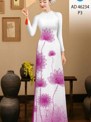 Vải Áo Dài Hoa Sen AD 46234 24 1777424425 309 vai ao dai hoa sen ad 46234