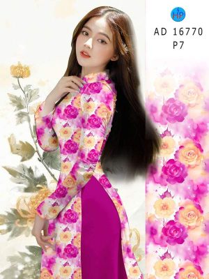 Vải Áo Dài Hoa Hồng Đều AD 16770 23 1777425307 489 vai ao dai hoa hong deu ad 16770