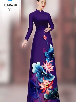 Vải Áo Dài Hoa Sen AD 46228 25 1777857290 580 vai ao dai hoa sen ad 46228