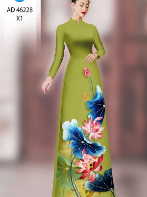 Vải Áo Dài Hoa Sen AD 46228 31 1777857291 878 vai ao dai hoa sen ad 46228