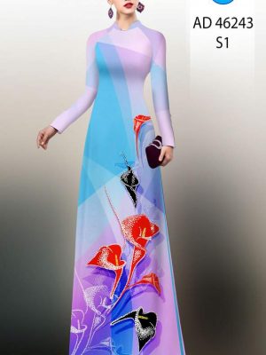 Vải Áo Dài Hoa Ly AD 46243 24 1778032604 907 vai ao dai hoa ly ad 46243