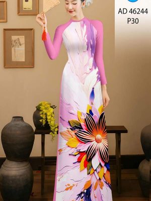 Vải Áo Dài Hoa In 3D AD 46244 33 1778117596 496 vai ao dai hoa in 3d ad 46244