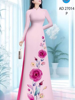 Vải Áo Dài Hoa Hồng AD 27014 34 1778206663 101 vai ao dai hoa hong ad 27014