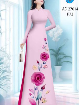 Vải Áo Dài Hoa Hồng AD 27014 35 1778206663 498 vai ao dai hoa hong ad 27014