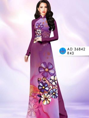 Vải Áo Dài Hoa In 3D AD 36842 25 1778207540 155 vai ao dai hoa in 3d ad 36842