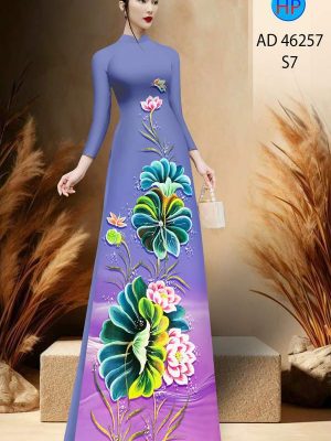 Vải Áo Dài Hoa Sen AD 46257 21 1778642749 614 vai ao dai hoa sen ad 46257