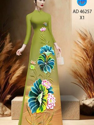Vải Áo Dài Hoa Sen AD 46257 28 1778642750 525 vai ao dai hoa sen ad 46257