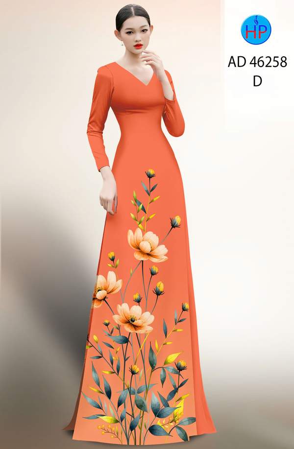 Vải Áo Dài Hoa In 3D AD 46258 4 1778643195 451 vai ao dai hoa in 3d ad 46258