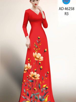 Vải Áo Dài Hoa In 3D AD 46258 23 1778643196 72 vai ao dai hoa in 3d ad 46258