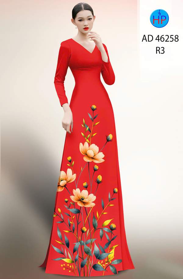 Vải Áo Dài Hoa In 3D AD 46258 6 1778643196 72 vai ao dai hoa in 3d ad 46258