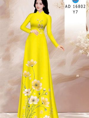 Vải Áo Dài Hoa In 3D AD 16802 20 1778643624 87 vai ao dai hoa in 3d ad 16802