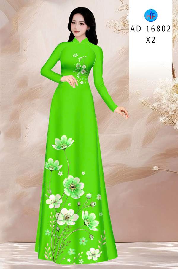 Vải Áo Dài Hoa In 3D AD 16802 6 1778643625 388 vai ao dai hoa in 3d ad 16802