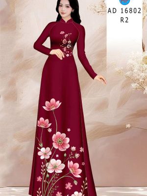 Vải Áo Dài Hoa In 3D AD 16802 30 1778643626 909 vai ao dai hoa in 3d ad 16802
