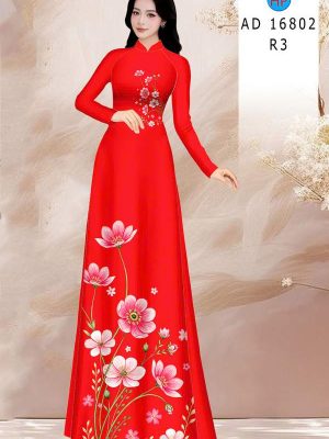 Vải Áo Dài Hoa In 3D AD 16802 34 1778643627 802 vai ao dai hoa in 3d ad 16802