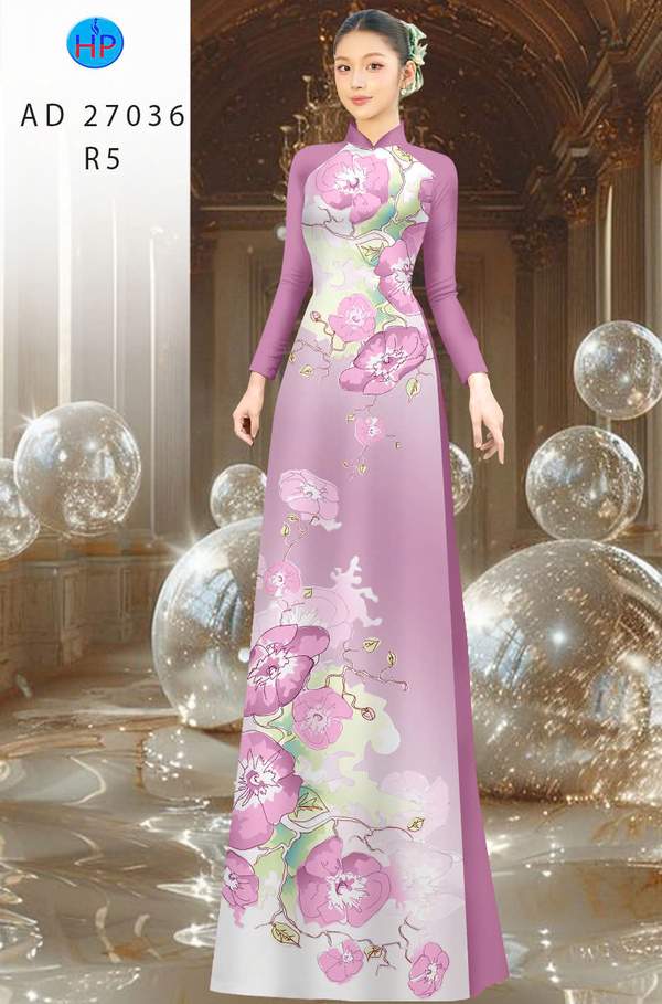Vải Áo Dài Hoa In 3D AD 27036 2 1778730281 205 vai ao dai hoa in 3d ad 27036
