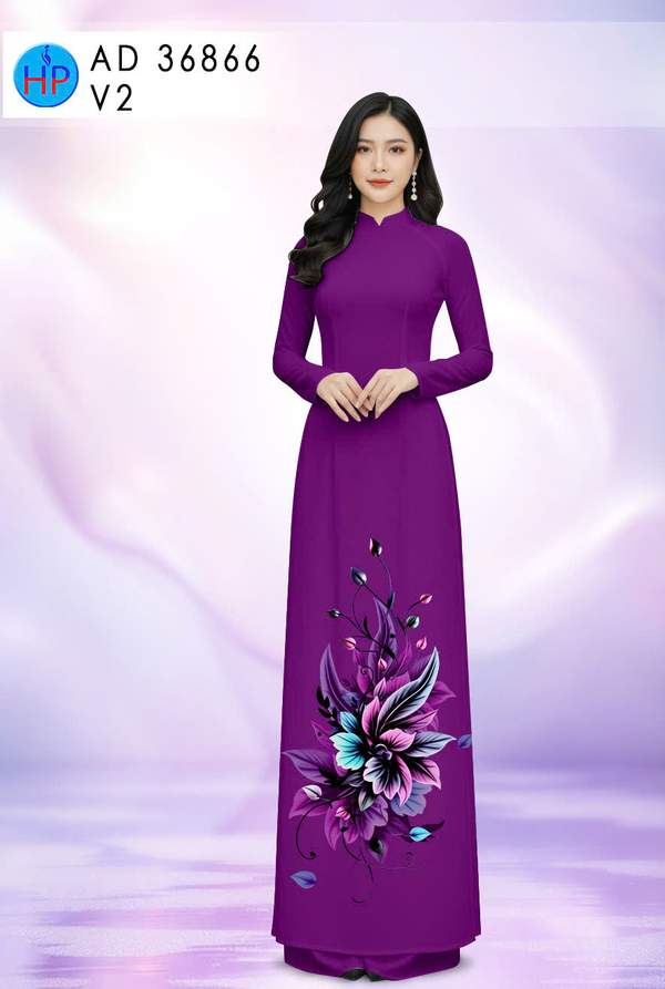 Vải Áo Dài Hoa In 3D AD 36866 10 1778812334 432 vai ao dai hoa in 3d ad 36866