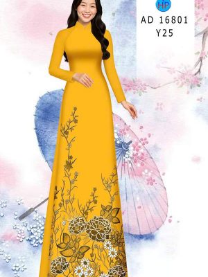 Vải Áo Dài Hoa In 3D AD 16801 36 1779436406 184 vai ao dai hoa in 3d ad 16801