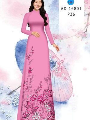 Vải Áo Dài Hoa In 3D AD 16801 42 1779436407 214 vai ao dai hoa in 3d ad 16801