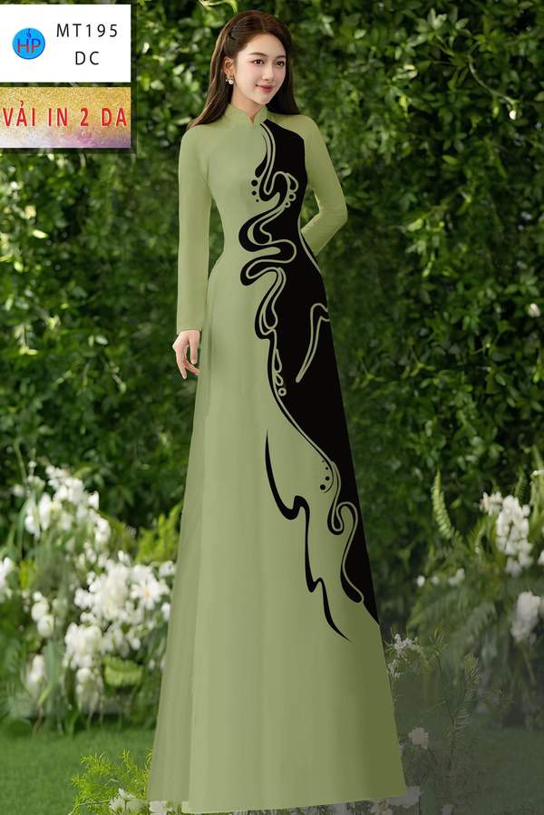 Vải Áo Dài 2 Da AD MT195 1 vai ao dai 2 da ad mt195