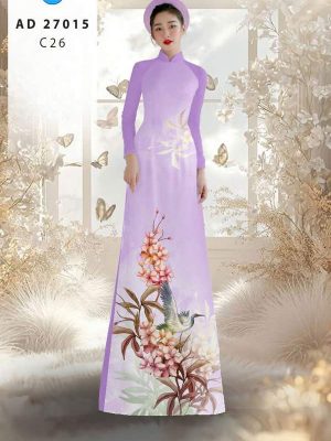 Vải Áo Dài Chim Hạc AD 27015 21 vai ao dai chim hac ad 27015