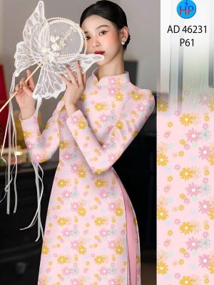 Vải Áo Dài Hoa Đều AD 46231 20 vai ao dai hoa deu ad 46231