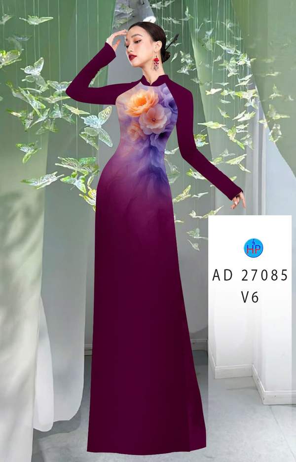 Vải Áo Dài Hoa In 3D AD 27085 4 1780367898 247 vai ao dai hoa in 3d ad 27085