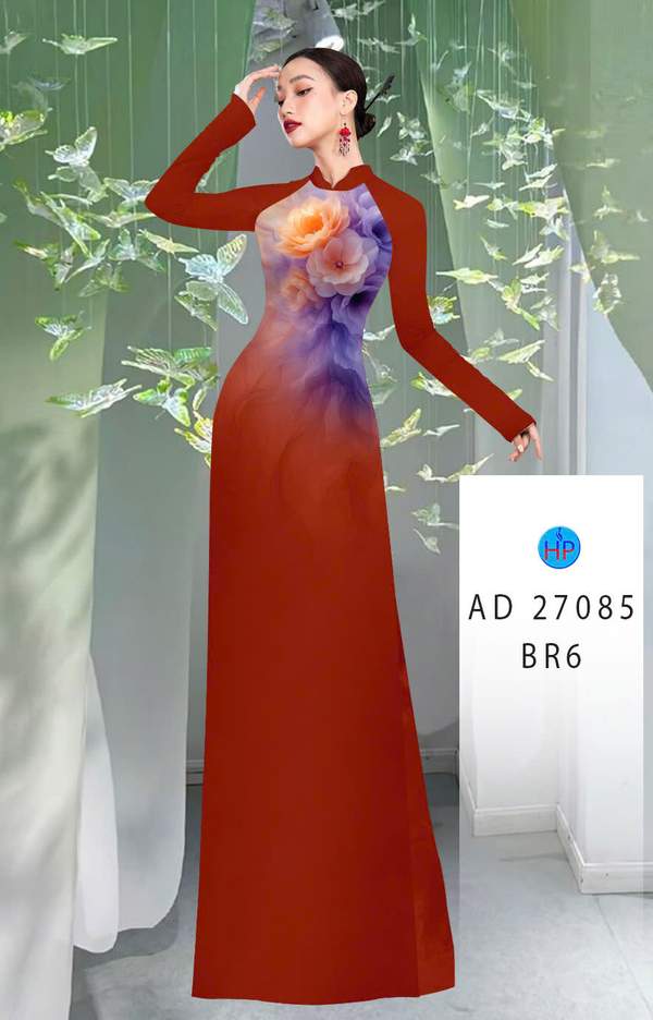 Vải Áo Dài Hoa In 3D AD 27085 9 1780367899 434 vai ao dai hoa in 3d ad 27085