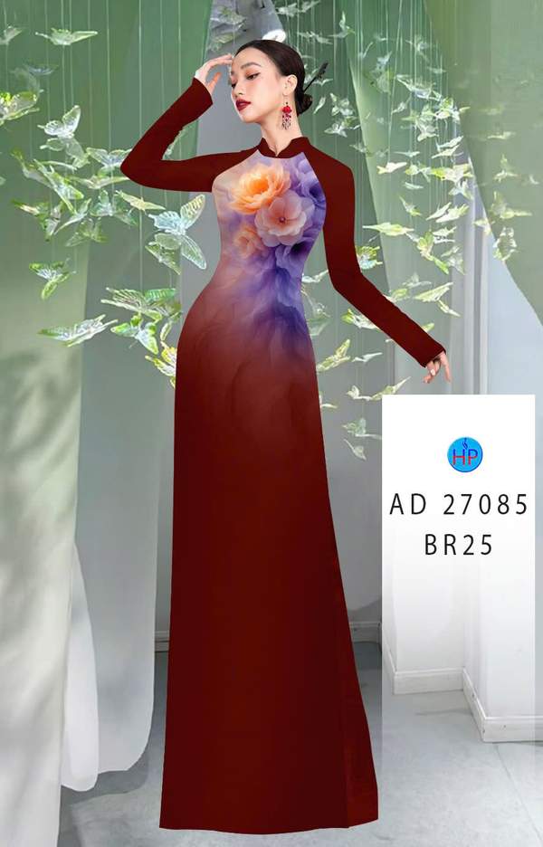 Vải Áo Dài Hoa In 3D AD 27085 18 1780367901 399 vai ao dai hoa in 3d ad 27085