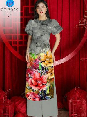 Vải Áo Dài Hoa In 3D AD 3009 19 1780452078 958 vai ao dai hoa in 3d ad 3009