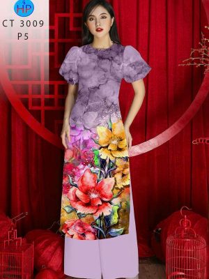 Vải Áo Dài Hoa In 3D AD 3009 22 1780452079 550 vai ao dai hoa in 3d ad 3009
