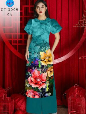 Vải Áo Dài Hoa In 3D AD 3009 31 1780452081 187 vai ao dai hoa in 3d ad 3009