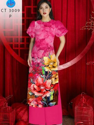 Vải Áo Dài Hoa In 3D AD 3009 32 1780452081 478 vai ao dai hoa in 3d ad 3009
