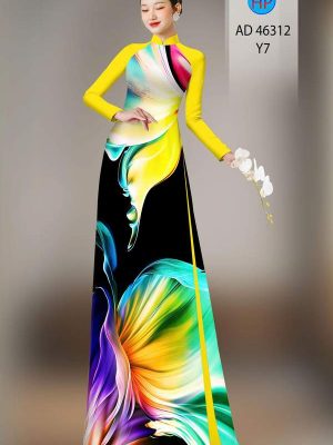Vải Áo Dài Hoa In 3D AD 46312 30 1780559863 375 vai ao dai hoa in 3d ad 46312