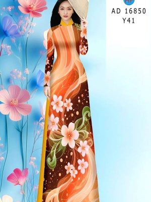 Vải Áo Dài Hoa In 3D AD 16850 20 1780708671 360 vai ao dai hoa in 3d ad 16850