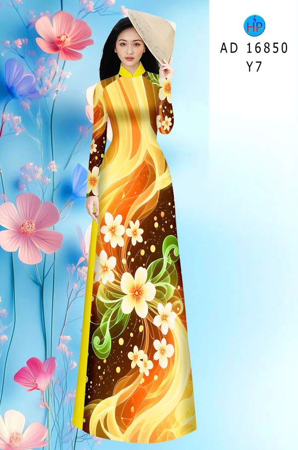 Vải Áo Dài Hoa In 3D AD 16850 8 1780708672 267 vai ao dai hoa in 3d ad 16850