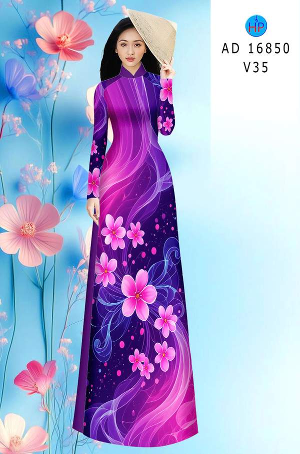 Vải Áo Dài Hoa In 3D AD 16850 5 1780708672 608 vai ao dai hoa in 3d ad 16850