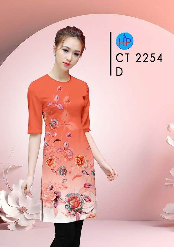 Vải Áo Dài Hoa Hồng AD CT2254 6 1781842358 763 vai ao dai hoa hong ad ct2254