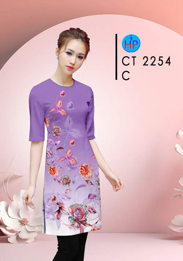 Vải Áo Dài Hoa Hồng AD CT2254 5 1781842358 838 vai ao dai hoa hong ad ct2254