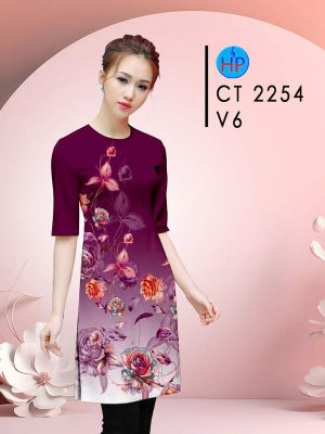 Vải Áo Dài Hoa Hồng AD CT2254 31 1781842359 120 vai ao dai hoa hong ad ct2254