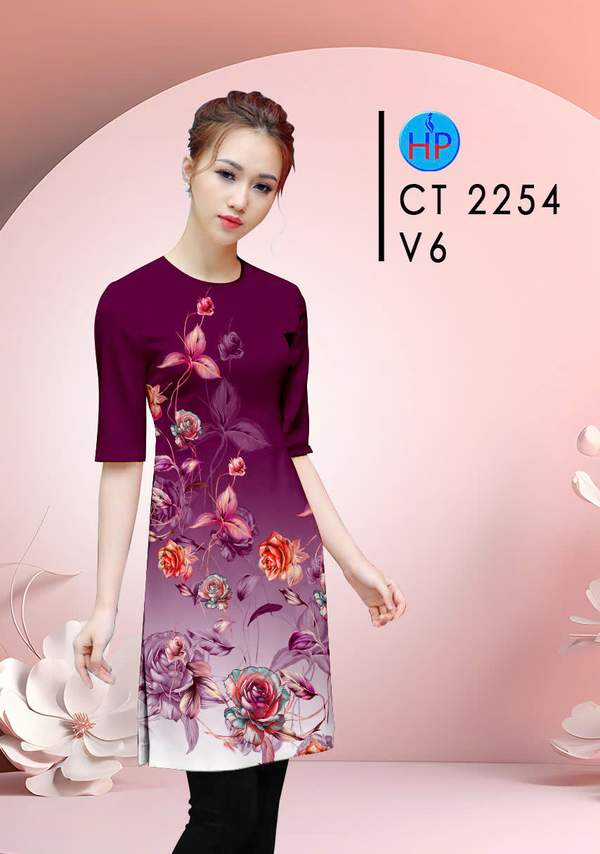 Vải Áo Dài Hoa Hồng AD CT2254 13 1781842359 120 vai ao dai hoa hong ad ct2254