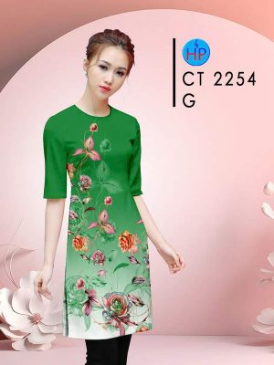 Vải Áo Dài Hoa Hồng AD CT2254 28 1781842359 200 vai ao dai hoa hong ad ct2254