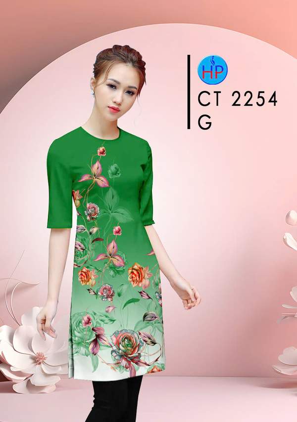 Vải Áo Dài Hoa Hồng AD CT2254 10 1781842359 200 vai ao dai hoa hong ad ct2254