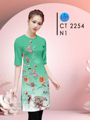 Vải Áo Dài Hoa Hồng AD CT2254 29 1781842359 368 vai ao dai hoa hong ad ct2254