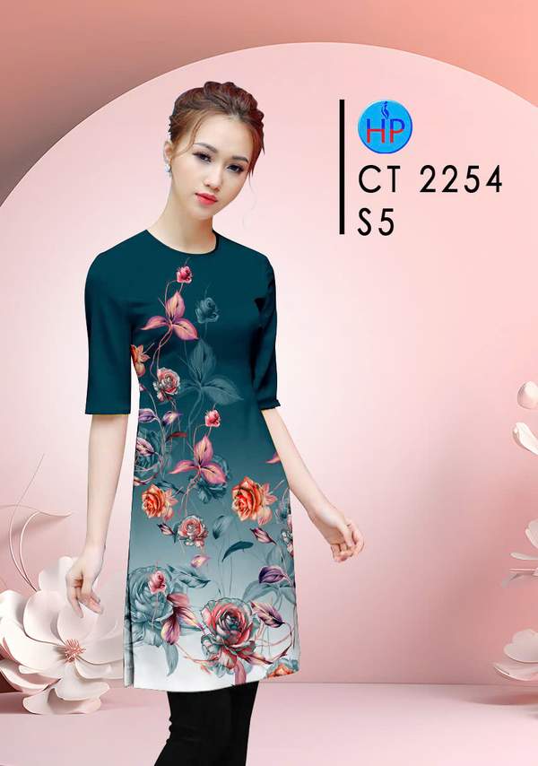 Vải Áo Dài Hoa Hồng AD CT2254 9 1781842359 515 vai ao dai hoa hong ad ct2254