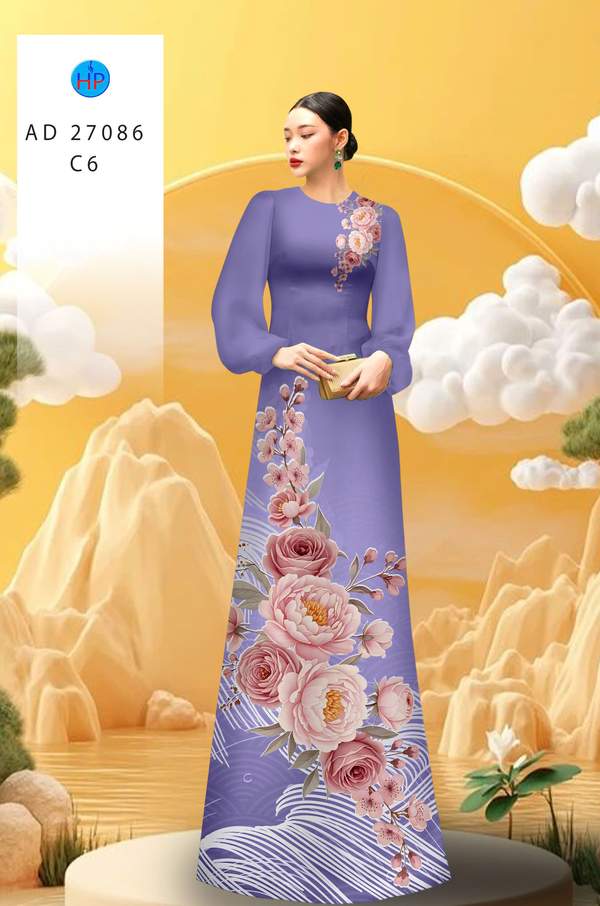 Vải Áo Dài Hoa Cẩm Chướng AD 27086 4 1781842806 545 vai ao dai hoa cam chuong ad 27086