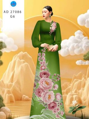 Vải Áo Dài Hoa Cẩm Chướng AD 27086 27 1781842807 168 vai ao dai hoa cam chuong ad 27086