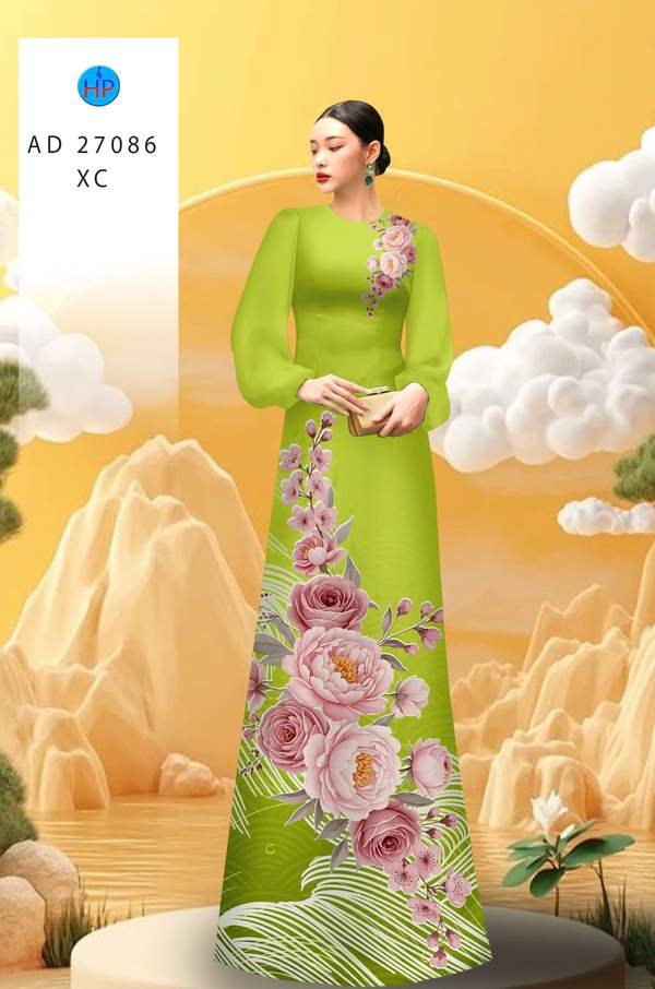 Vải Áo Dài Hoa Cẩm Chướng AD 27086 7 1781842807 530 vai ao dai hoa cam chuong ad 27086