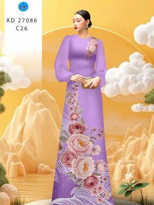 Vải Áo Dài Hoa Cẩm Chướng AD 27086 25 1781842807 533 vai ao dai hoa cam chuong ad 27086