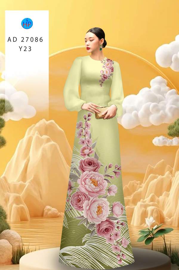 Vải Áo Dài Hoa Cẩm Chướng AD 27086 10 1781842808 227 vai ao dai hoa cam chuong ad 27086