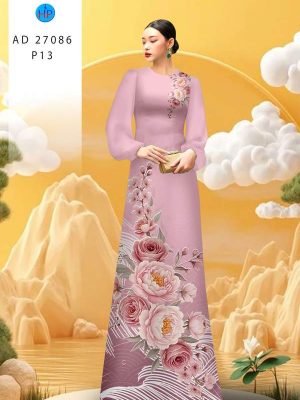 Vải Áo Dài Hoa Cẩm Chướng AD 27086 33 1781842808 93 vai ao dai hoa cam chuong ad 27086